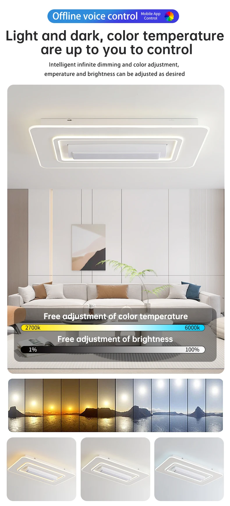 Ceiling Fans, LED, 6-Speed - detail 14