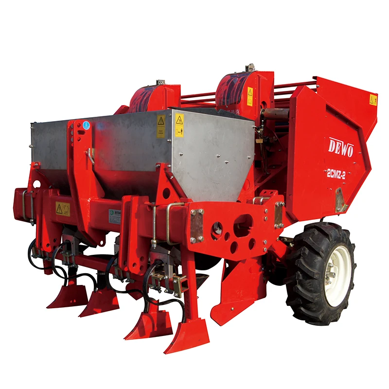 2CMZ-2 Tractor Mounted 2 Row Potato Planter Machine 3 Point Linkage Double Row Potato Planter with Fertilizer