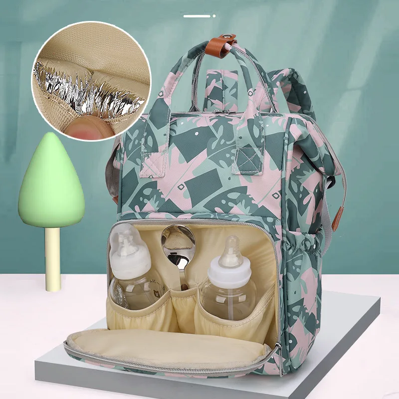 Custom Logo Mom Nursing Bag Organizer Baby Carry Bag Diaper Bag