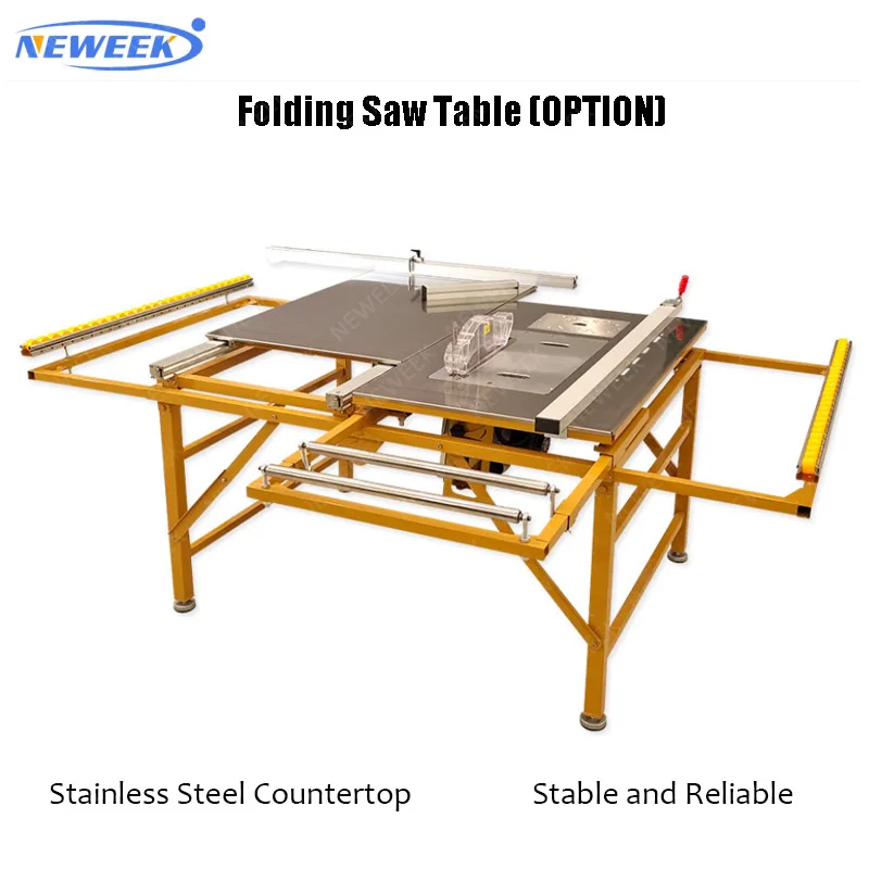NEWEEK Hot Sale Mini Portable 45 Degree Wood Cutting Dust Free Table Saw Angular Panel Saw