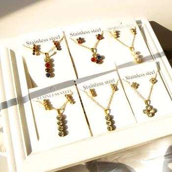 High Quality Cheap Brand Jewelry Sets Dubai Gold Necklaces And Earrings For Women