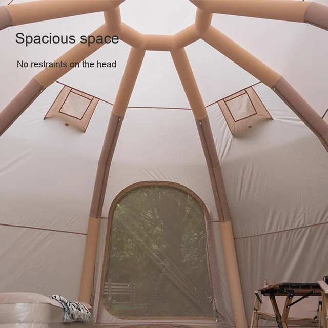 Custom 17m² Ball-Shaped Waterproof Outdoor Camping Tent Rainproof Insulated Overnight Inflatable with Thickened Oxford Fabric