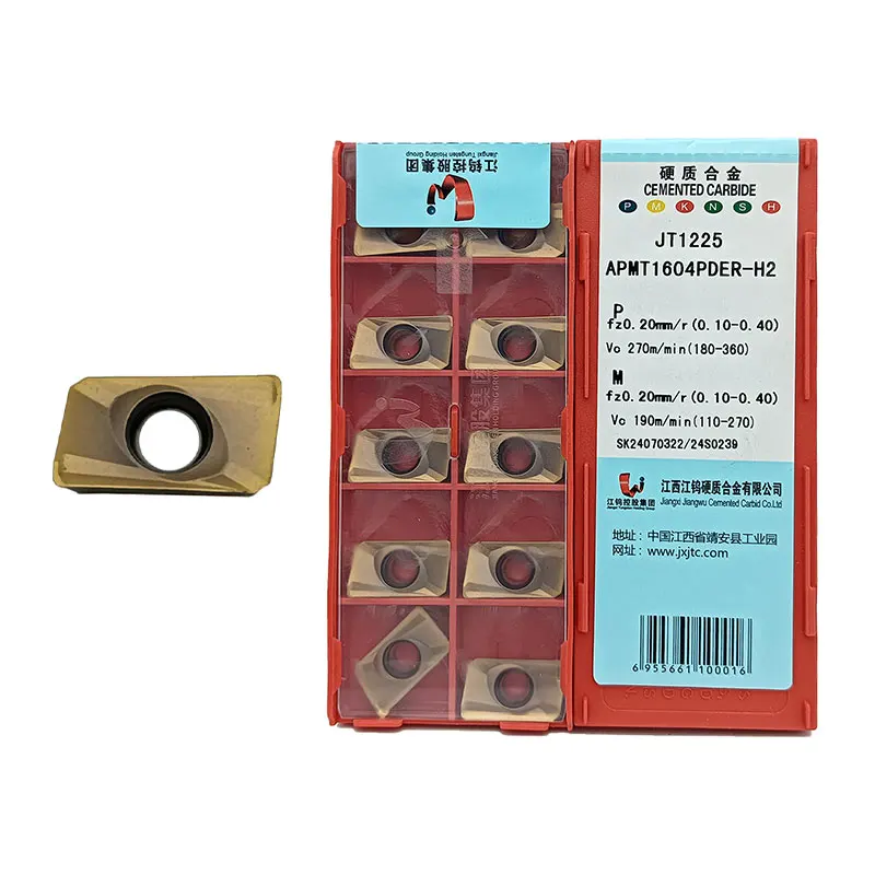 JXTC APMT Series APMT1135PDER APM1604PDER-H2 CNC Cemented Carbide