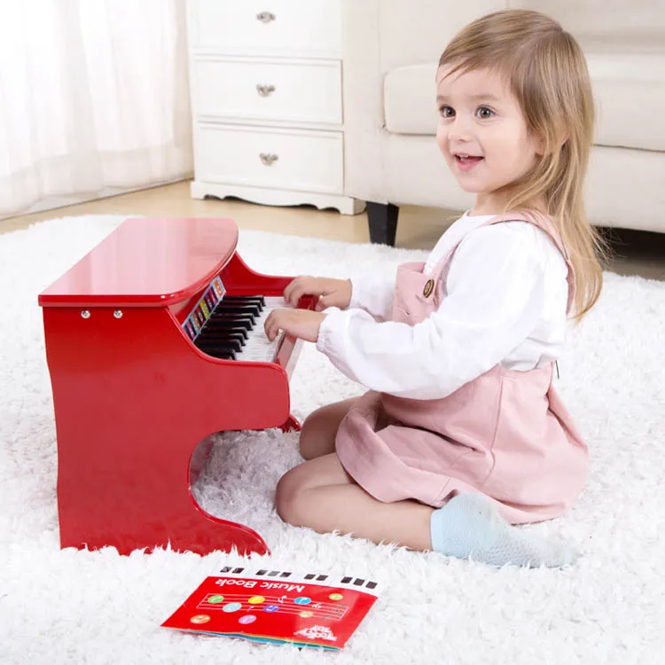 Piano infantil de brinquedo em madeira - Funcionando, m