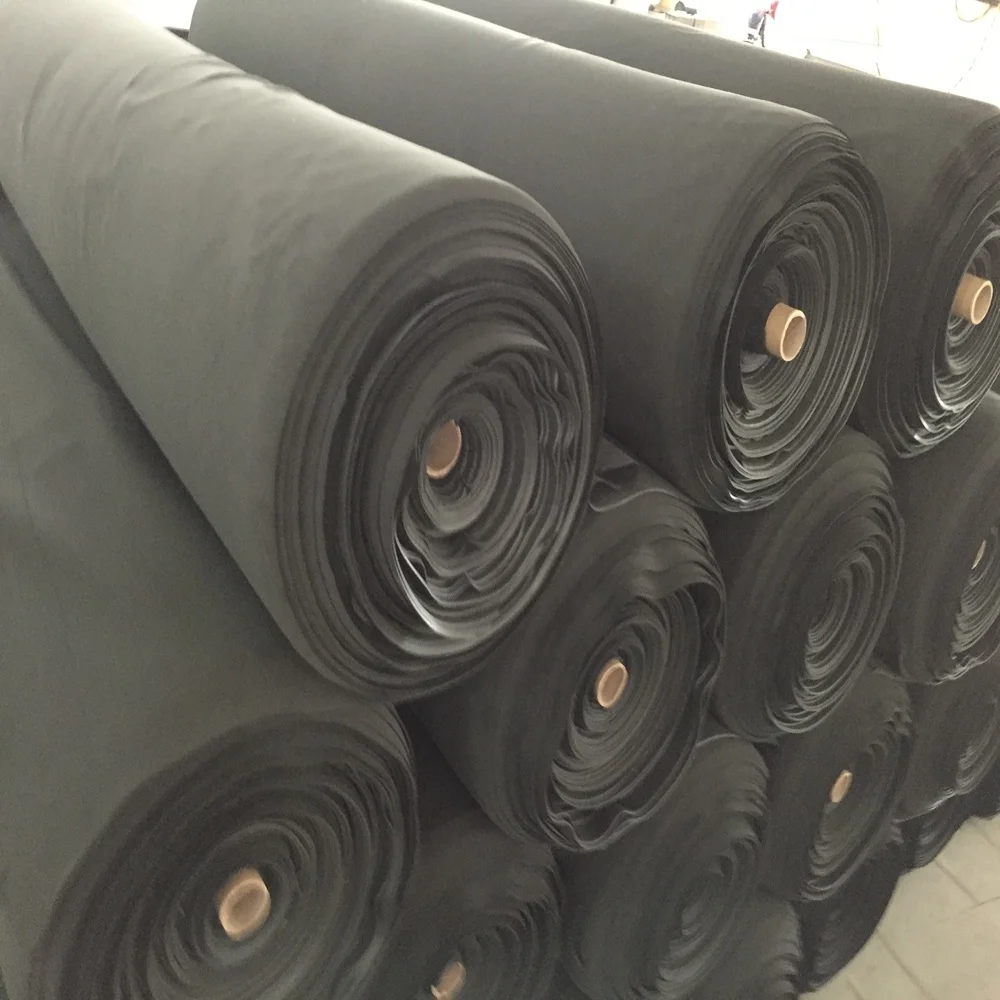 Sbr Rubber Sheet Black Waterproof Neoprene Rubber Sponge Sheet With