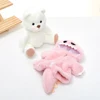 30cm White bear with pink outfit