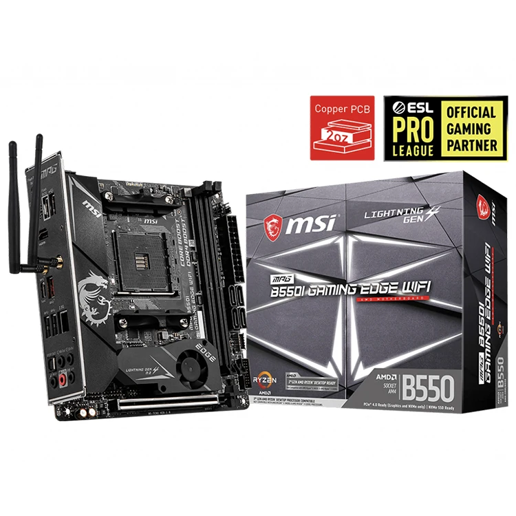 MPG B550I GAMING EDGE WIFI 動作品　中古 MSI MPG B550I GAMING EDGE WIFI - Compact & Powerful