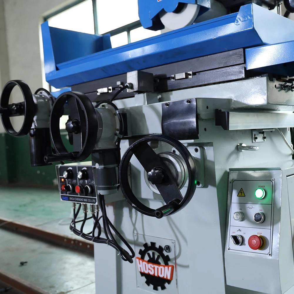 MD618A Electric Manual Surface Grinding Machine Horizontal Spindle Rectangular Table featuring Engine Motor Gear Core Components