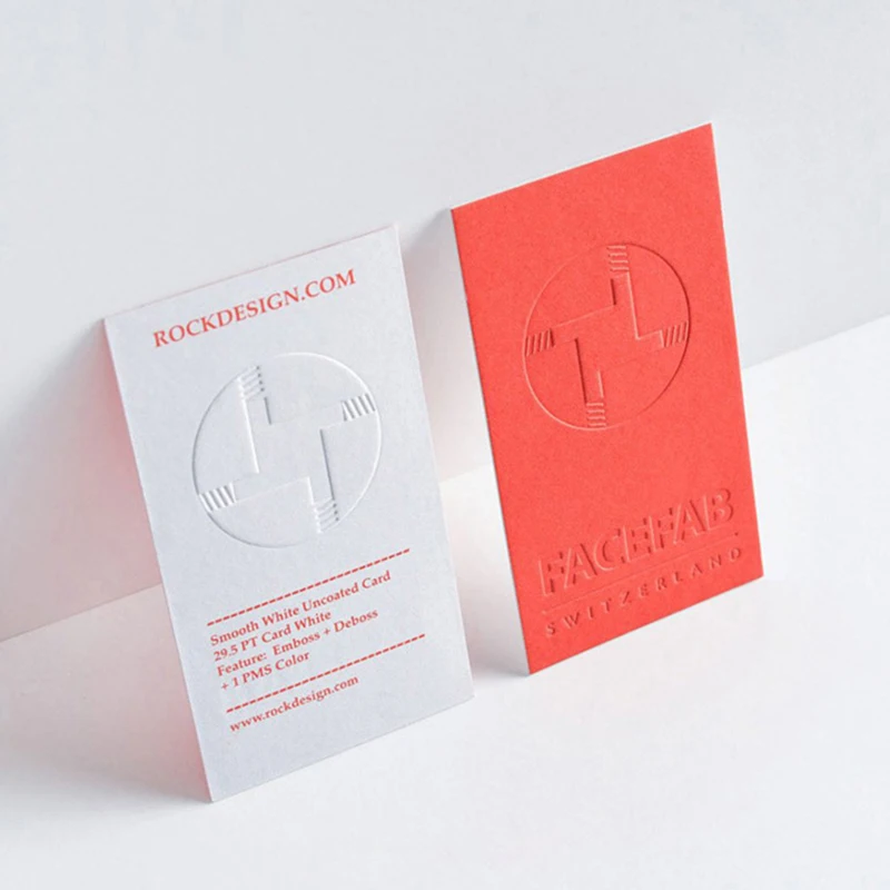 Роскошная печать на заказ гравированная/тисненая г/м2 хлопчатобумажная картонная визитная карточка