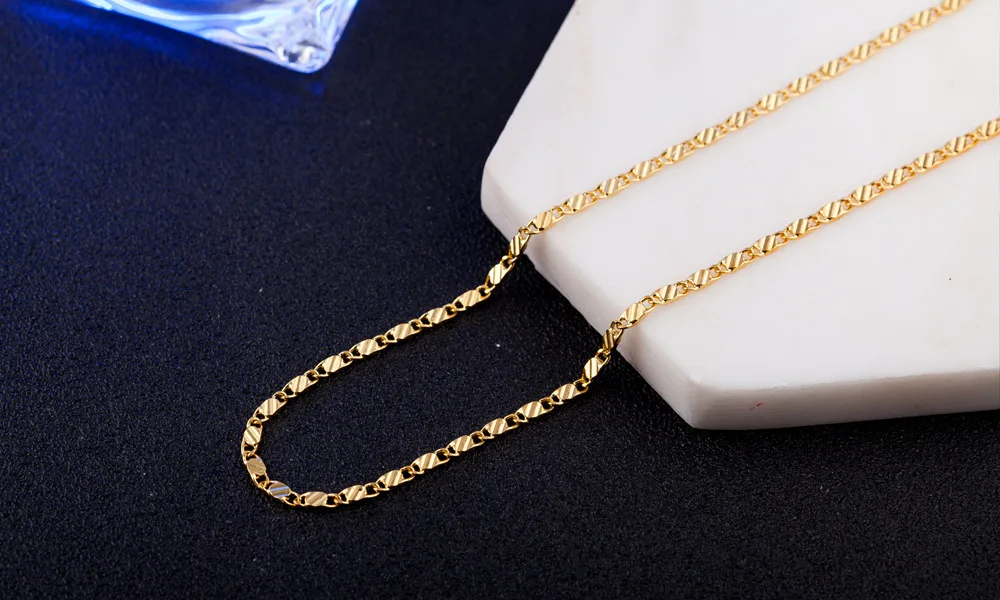 Gold Chain,18k Gold Necklace,Necklace 