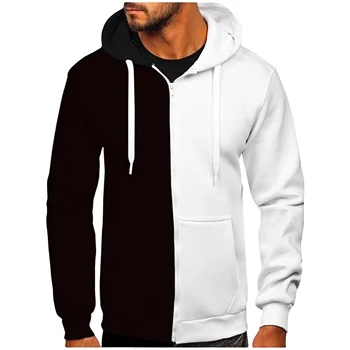 Sherpa Fleece Hoodie  Streetwear Color Block Casual  Soft 100% Cotton Plus Size Men's Hoodies