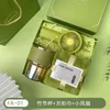 Fa-01 [tasse en bambou + foulard carré + petit éventail]