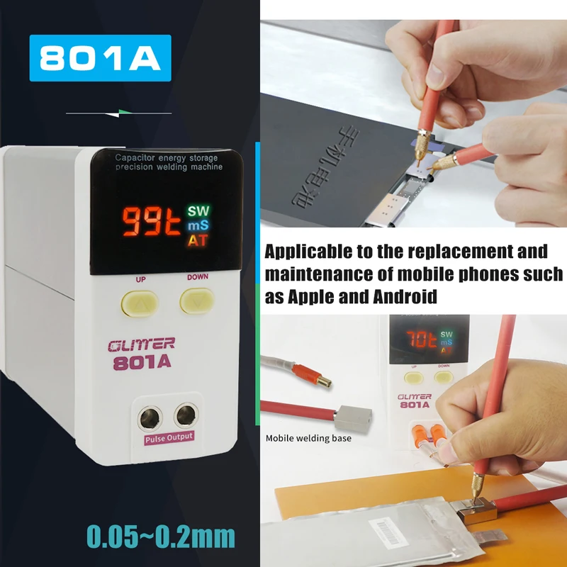 Glitter 801a Capacitor Spot Welding Machine Advanced Laser Welding