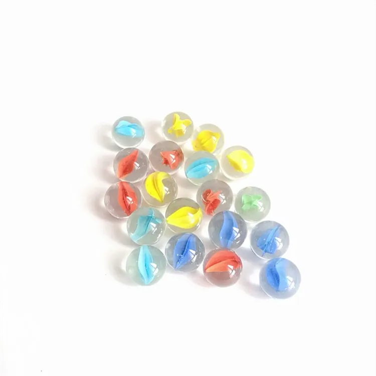 Оптовая продажа дешевые синий декоративная игра стеклянная мрамор 16 мм