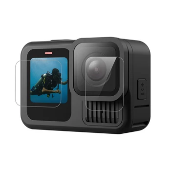 TELESIN Protective Film for GoPro 13 Camera HD Transparent Screen Lens Full Coverage Protective Tempered Film Set detail image