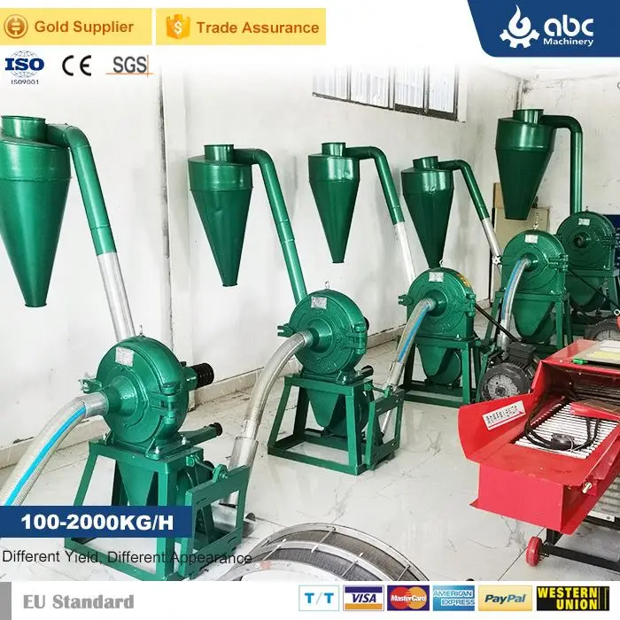Complete Garri Cassava Processing Machines Diesel Cassava Grinder with Cyclone