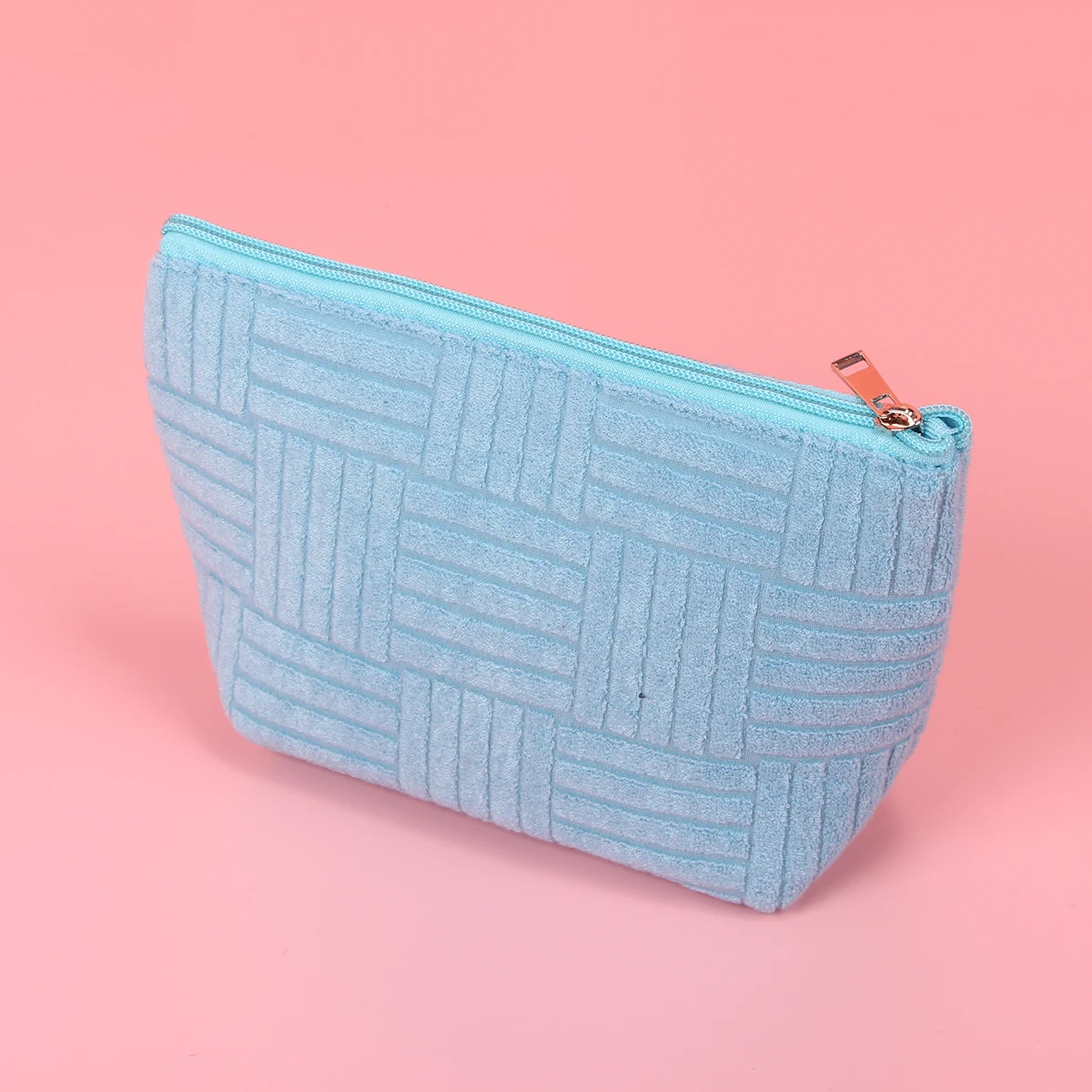 Terry Cloth Toweling Soft Fabric Cosmetic Bag Promotional Towel Fabric