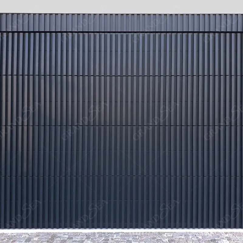 Infinity Flush Panel Smooth Aluminum Garage Door with Horizontal Modern Roll up Garage Doors Lowes
