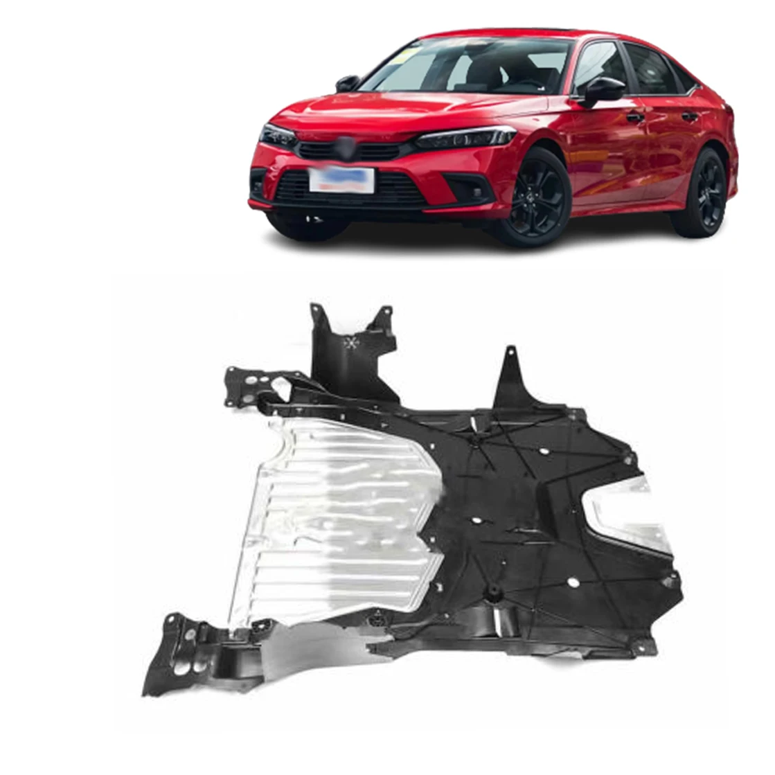 طقم هيكل السيارة محرك تحت الغطاء لـ 2022 HONDA CIVIC type R 2021 2022 2023 2024 ملحقات OEM 74110-T31-H00