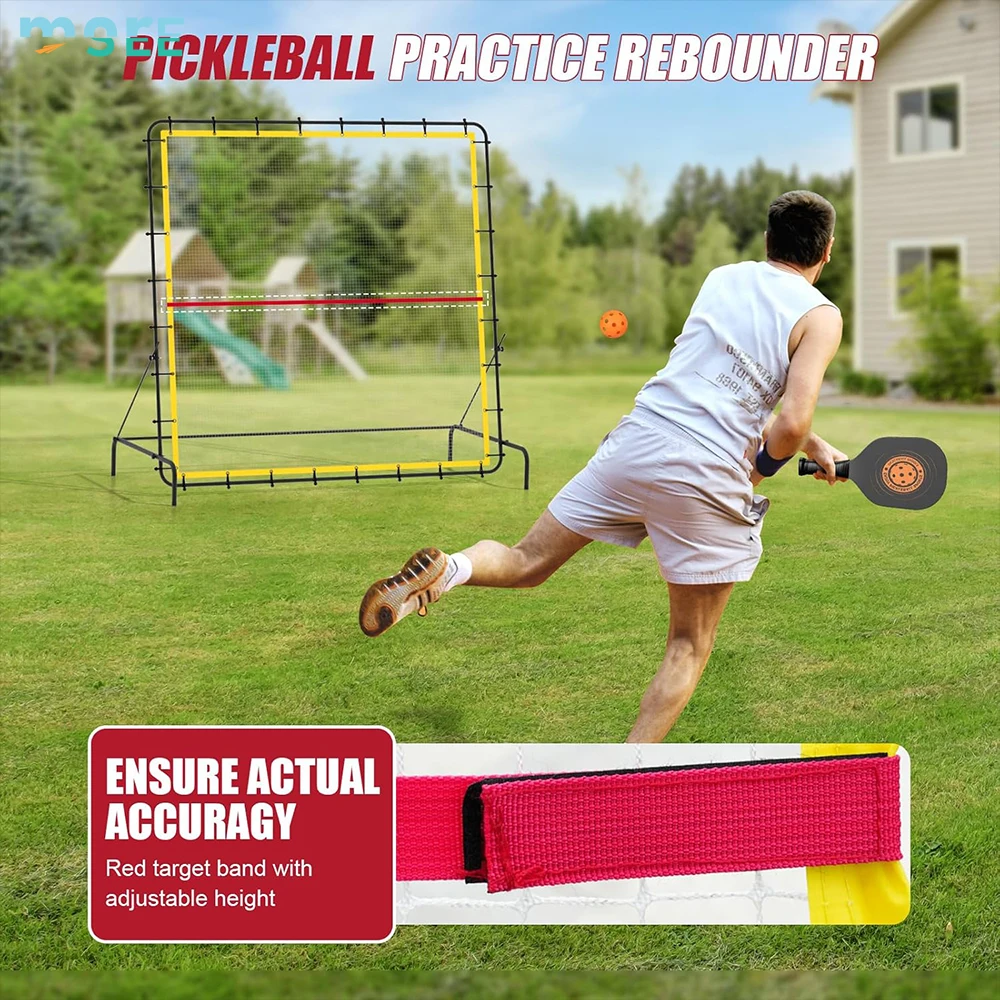 Pickleball Rebounder Trainer Red Pickle Ball Net Training