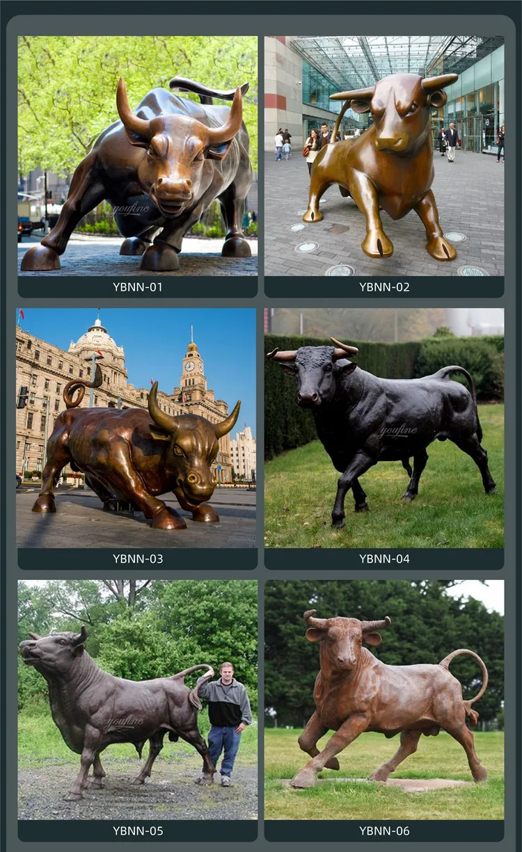 Outdoor Life Size Wall Street Bronze Bull Statue Sculpture Buy Life