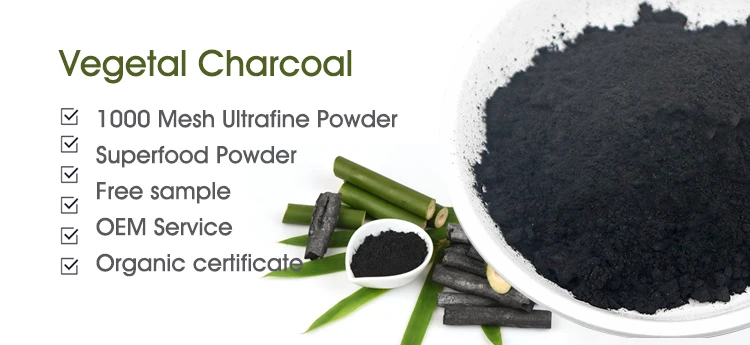 Superfood Powder Black Pigment Organic Bamboo Charcoal Edible Vegetable  Carbon Black Powder - China Carbon Black Price, Carbon Black N330