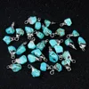 Pierre unique bleu turquoise (synthétique)
