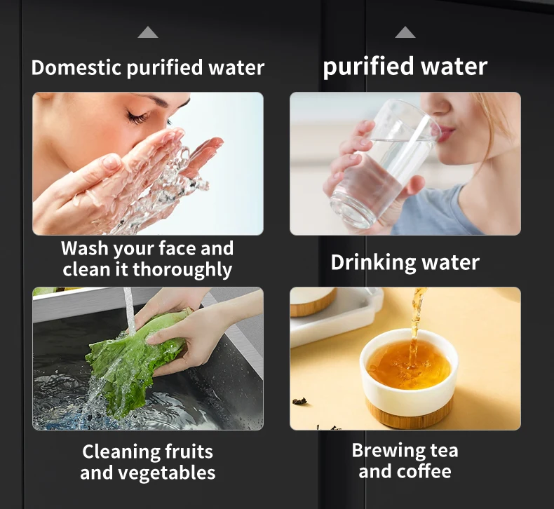 800G Reverse Osmosis Home Use Water Filter Life Reminder TDS Display Drinking Water Manufacturing Vendor