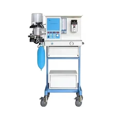 Medical Anesthesia Machine Supplies Consolidated 5.5 inch LCD Ventilator ICU Anesthesia Machine With Halothane Vaporizer