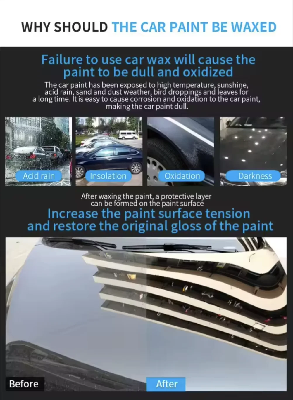 Высококачественный блеск для лака премиум-класса-плотный Ограненный и глянцевый Полировальный состав выставочного зала-качественные результаты