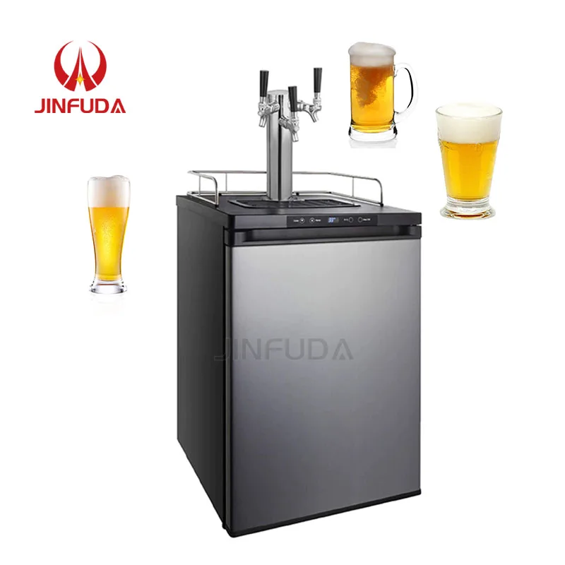 ダブルタップ付き多機能商用生ビールディスペンサーマシンビールケゲ