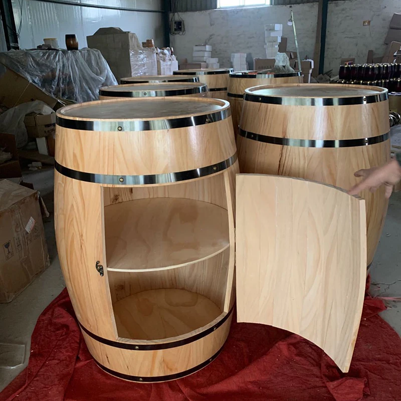 Tonneau à Vin/Whisky 3L En Bois – Style Vintage Avec Support Et Robinet, Idéal Pour Appart, Bar Ou Cave