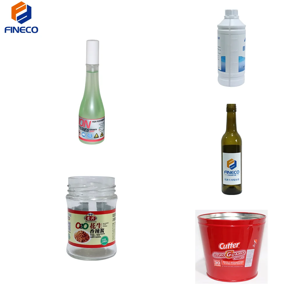 Высококачественная автоматическая машина для маркировки круглых бутылок FK805 печати и