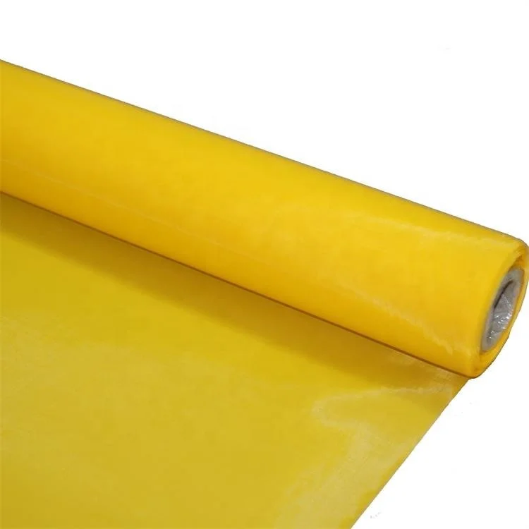 Silk Printing Mesh Fabric 100/110/120/140/160/180/200/250/300 White Yellow For Screen Printing Machine Equipment Accessories