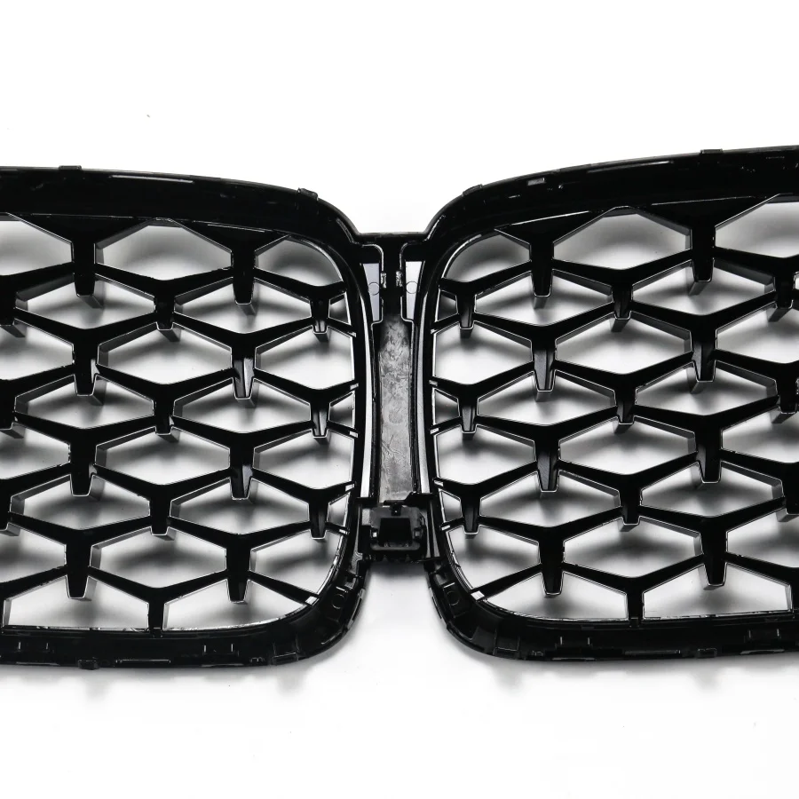 product tiypeor  kidney front grille for bmw x5 g05 2019  2023 car abs gloss black auto part gloss black diamond line-9