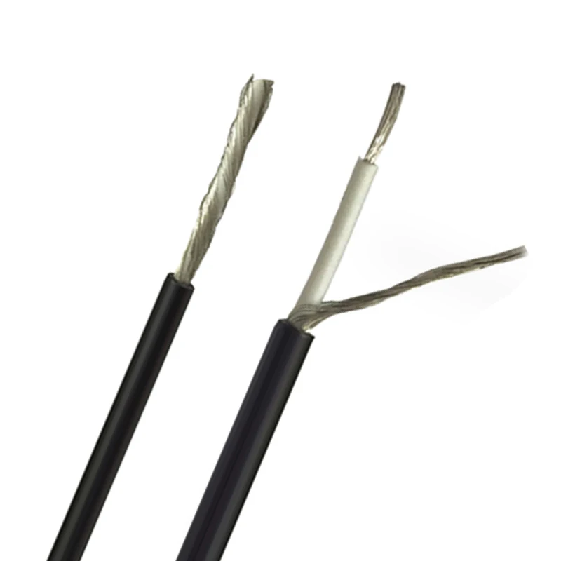 AWM UL 1185 300V 16AWG 18AWG PVC Insulation Copper Braided Shielded Wire Single Core Electric Cable