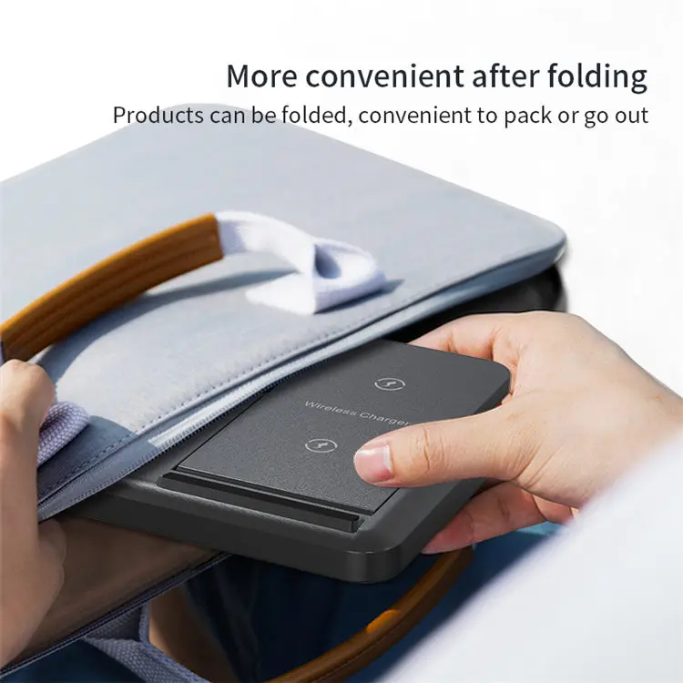 15W Fast Charging Wireless Charger Desk Stand for iPhone, Watch