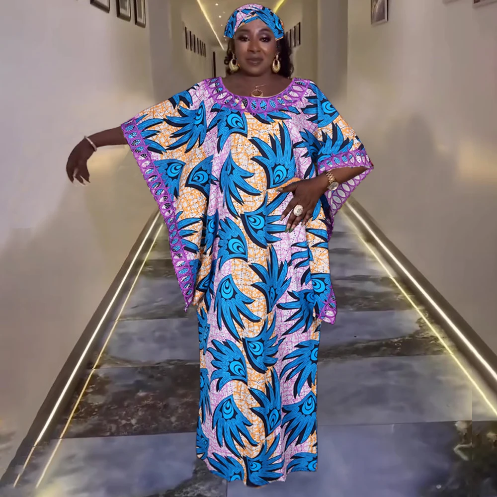 H & D Custom Fashion African Traditional Dresses Long Colourful Waxed Fabric Plus Size Dresses H & D Custom Fashion African Traditional Dresses Long Colourful Waxed Fabric Plus Size Dresses