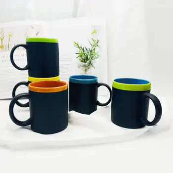 Wholesale High Quality 11oz Sublimation Mug Customized Mugs Matte Black Mug
