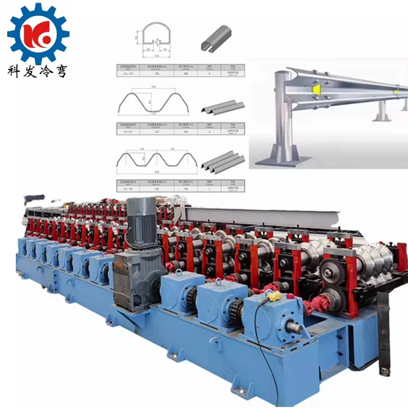 Guardrail Plate Forming Machine Guardrail Plate Repair Machinery Highway Guardrail Making Machine
