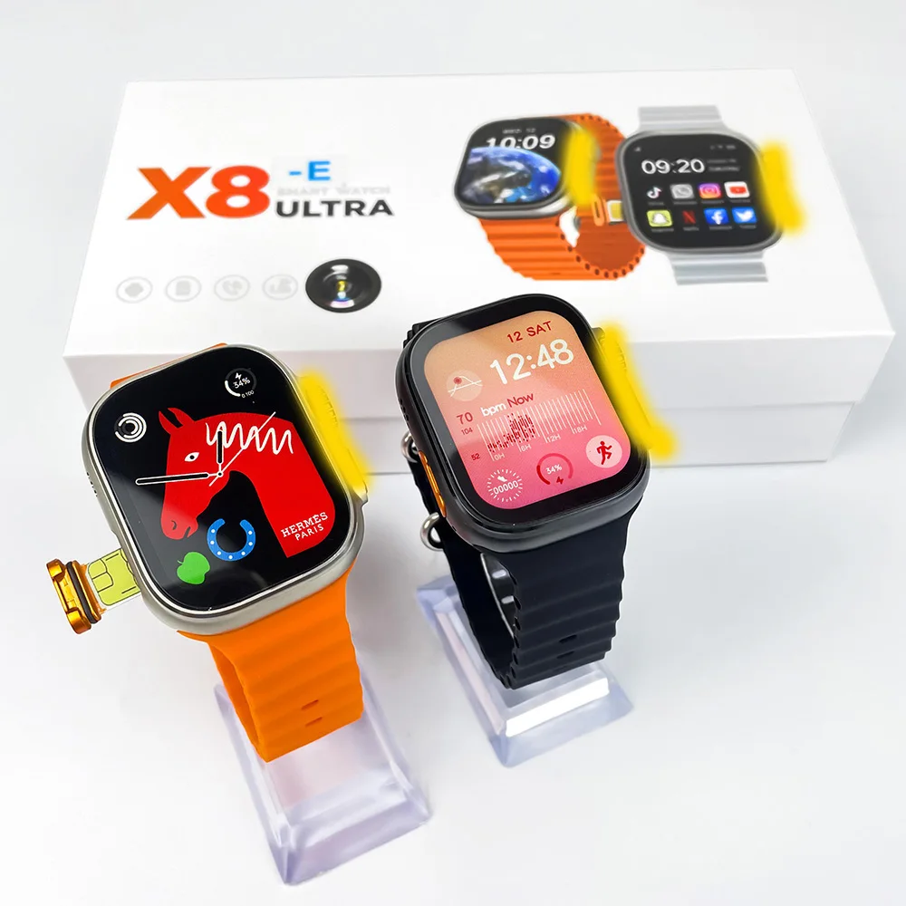 Factory Original X8e Ultra 4g Smart Watch With Sim Card 2inch Android