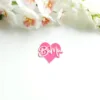 Be Mine (ฐานสีแดงกุหลาบ + พื้นผิวสีชมพู)