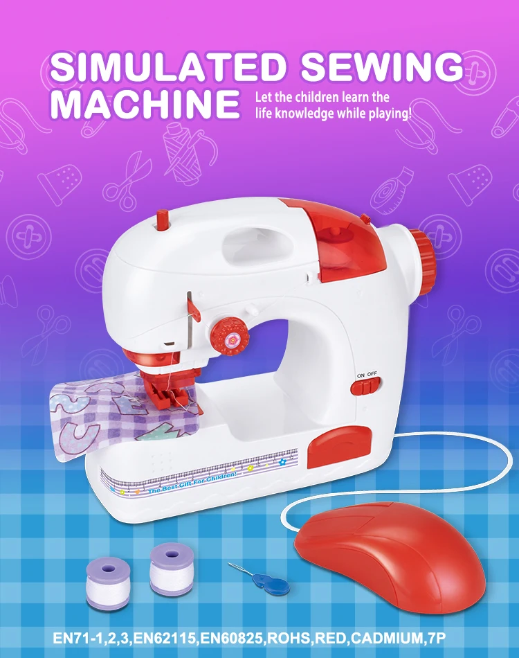 Home Appliance Toy Sewing Machine Toy For Kid,Playhouse Sewing Machine