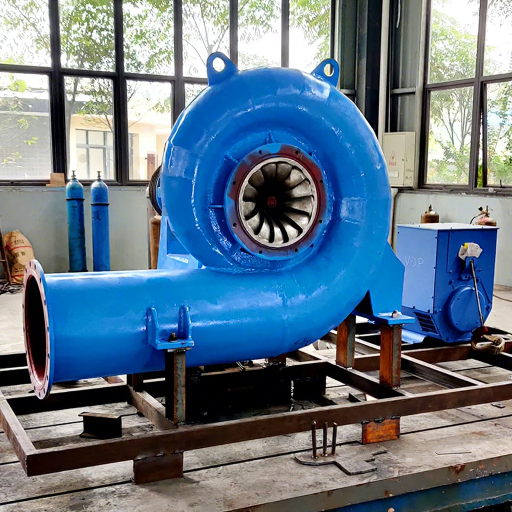 フリーエネルギー75kW フランシス水力発電機 HL220-WJ-35 18m-60m設計