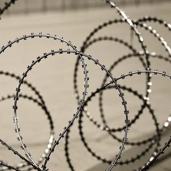 Heavy Galvanized 25KG ROLL 500 METER LONG Reverse Twist High Tensile Protection Barbed Wire for Chain Link Fence