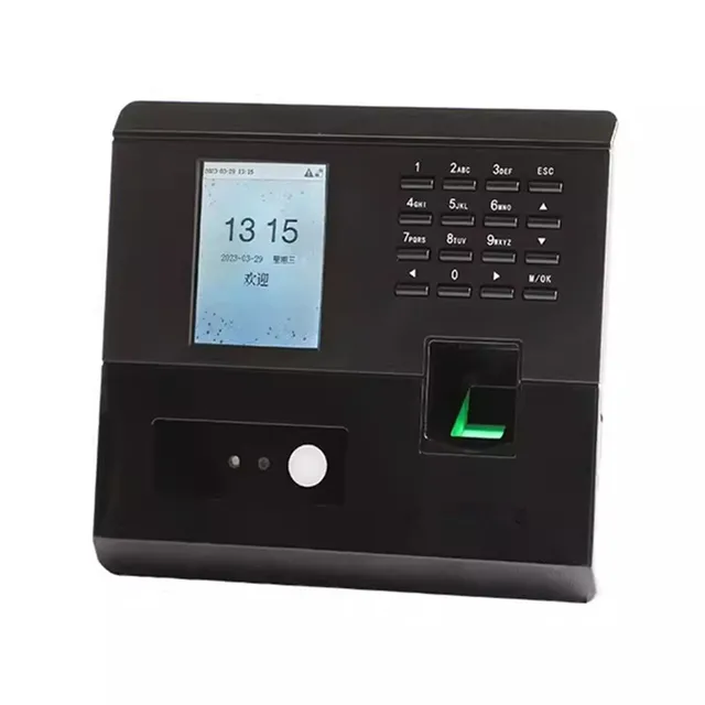 Nface102 SDK Punch Card Biometric Face Recognition Fingerprint Clock Price Time Attendance Machine
