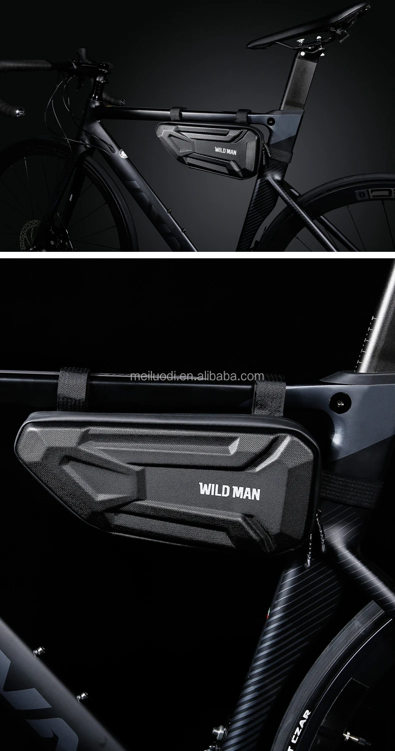 Wild Man Xt4 1.5l Waterproof Mountain Road Bike Top Tube Cycling Pouch Bicycle Triangle Frame
