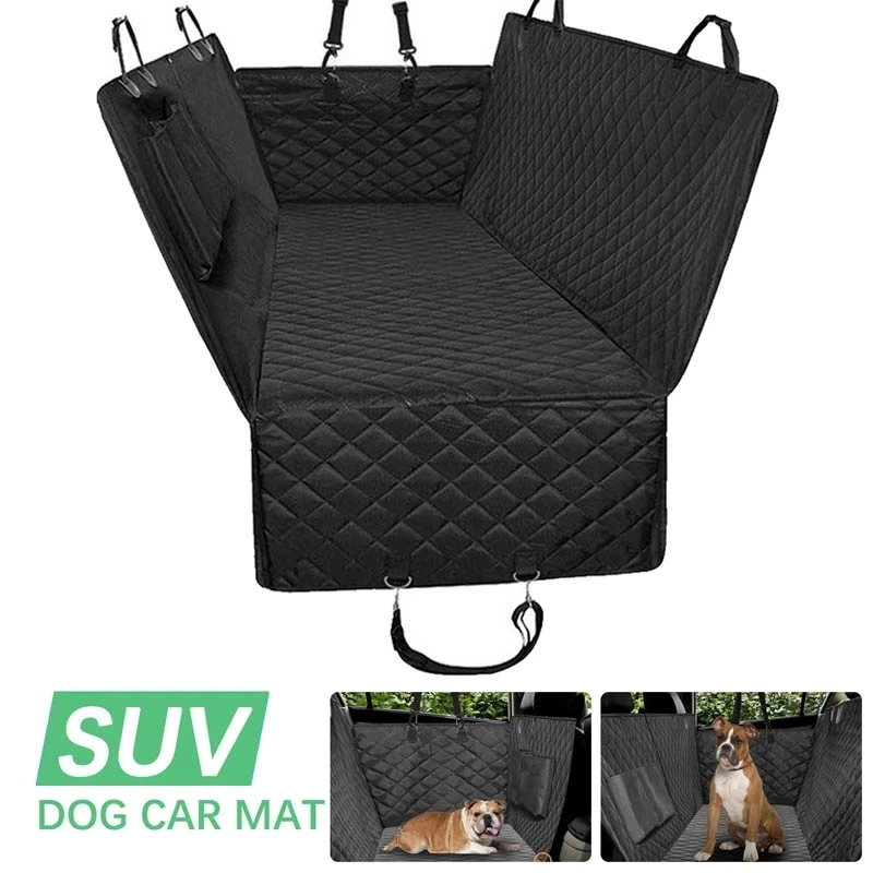 Hot Sale Portable Foldable Storage Pockets Back Seat Hammock Pet Seat Cover for Dogs manufacture