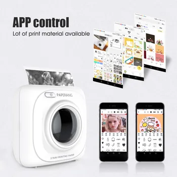 mini thermal smart pocket photo printer for Android ios Mobile Phones Color Printing