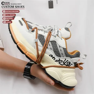 Factory Manufacture Men Fashion Custom Men Shoes Sneakers Height Increasing Casual Shoes Skateboarding Customize Bootleg Shoes
